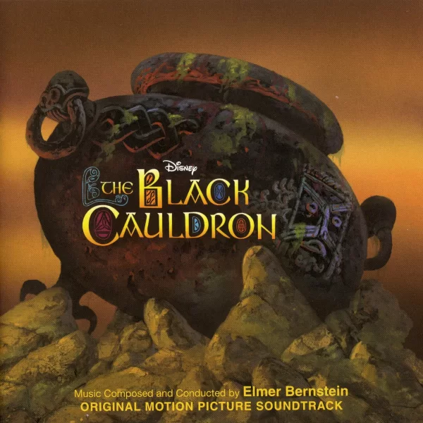 کاور آلبوم دانلود موسیقی انیمیشن دیگ سیاه (The Black Cauldron)، ساخته ی المر برنشتاین (Elmer Bernstein)